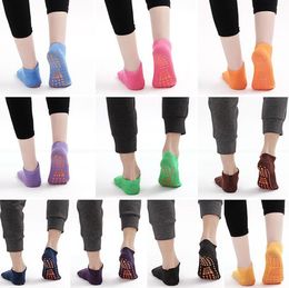 Trampolinsocken Silikon rutschfeste Outdoor-Sportsocken bequeme Premium-Yoga-Pilates-Socke Damen Bootssocken Rutschfester Knöchel ZZ