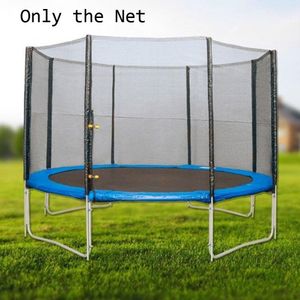 Trampolines 4-8ft Outdoor Trampoline Beschermende Net Voor Kid Kinderen Anti-val Polyethyleen Trampoline Springkussen Vangnet Bescherming Guard 230720