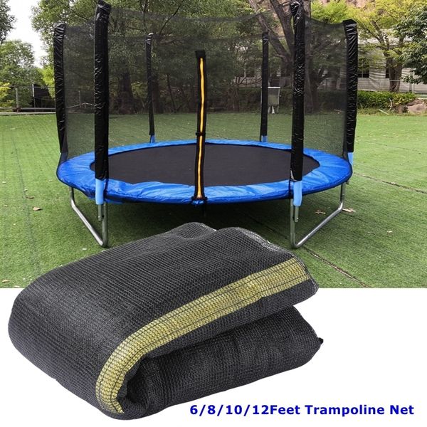 Trampolines 6/8/10/12Feet Trampoline Net Remplacement Clôture Clôture Anti-chute Filet De Sécurité Combinaison Jumping Pad Fitiness Protect Net 230530