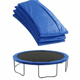 Trampolines Tapis de protection pour trampoline de 6/8/10 pieds Coussin de sécurité pour trampoline Couverture de protection résistante à l'eau à ressort rond Accessoires de sport à domicile 230530