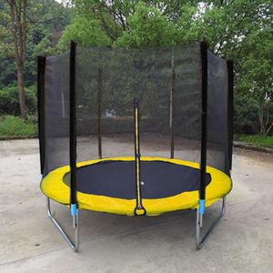 Trampolines Résistant Aux Intempéries Léger En Plein Air Rond Mini Trampoline En Bas Âge Filet De Clôture De Sécurité Pour Jardin 230530