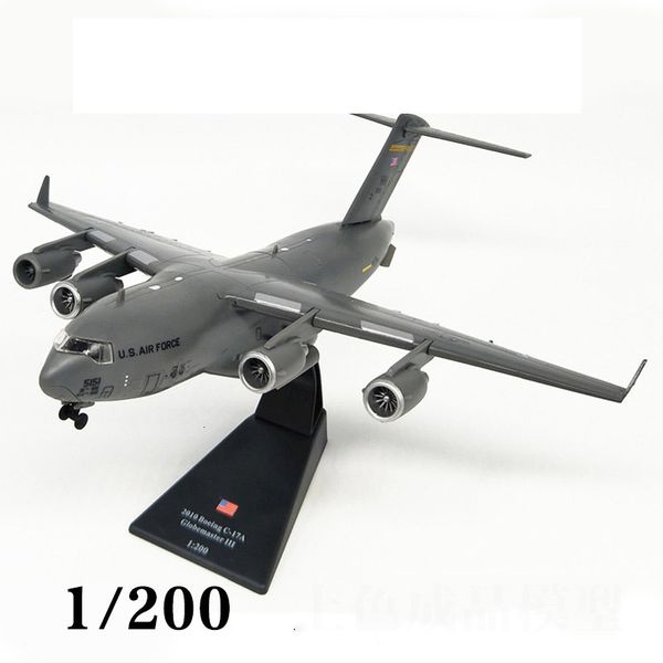 Jouets de transformation Robots 1 200 U S American Navy Army C 17 Globemaster Transport avion avion de chasse modèle jouet pour affichage show collections 230721