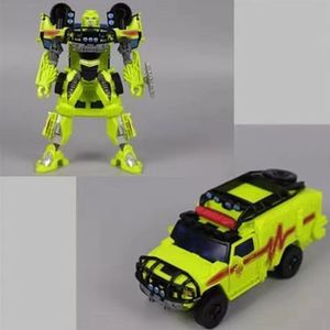 Giocattoli di trasformazione Robot 14 cm Film SS Trasformazione Giocattoli Robot Ambulanza Auto Action Figure Model Collection Regalo per ragazzi 231009