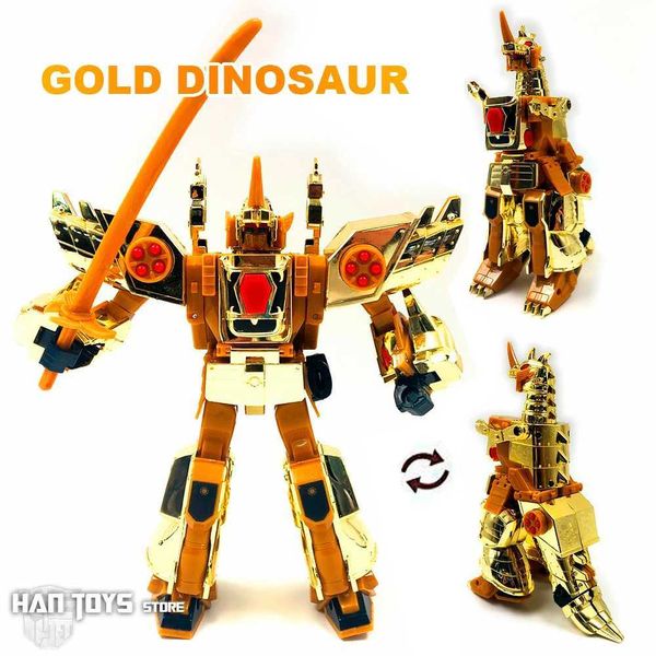 Transformation Toys Robots 1984 Voltron Vehicle Team Golden Dinosaur Warrior Action Figure 8 pouces Toy Childrens Gift Inventory Unpoxed New WX