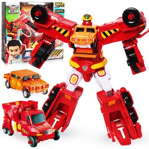 Jouets de transformation Robots 2 EN 1 Combinaison Hello Carbot Robot de transformation en jouets de voiture Figurines d'action Déformation Pelle Voiture Camion Véhicule Jouet 230621