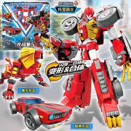 Jouets de transformation Robots 2 en 1 Tobot GD Cyclone Hk transformant le robot en véhicule jouet corée dessin animé frères Anime Tobot Transformation voiture jouets yq240315