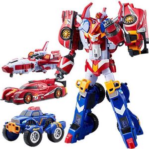 Transformation Toys Robots 3-en-1 Tobot Conversion Robot en voiture jouet coréen Cartoon Brother Animation Tobot Transformation Car Airplane Toy Childrens Gift D240517