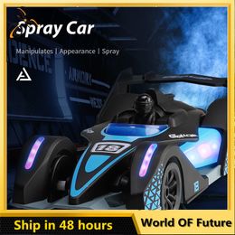 Transformation toys Robots 4WD Drift racing música de alta velocidad iluminación 2 4g control remoto niños s coche de juguete eléctrico rc para adultos drift 230808