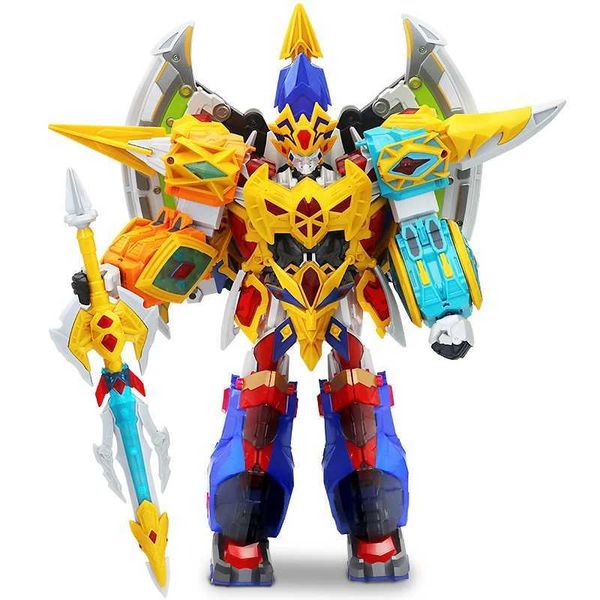 Transformation Toys Robots 5 sur 1 Dragon Force Transforming Robot Toy New Targetmaster Action Figure Hyper Blade Overlord Combination Formation Toys Y240523
