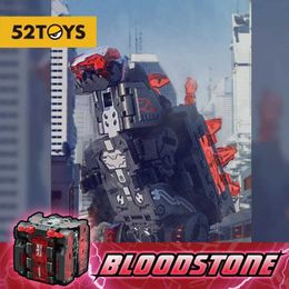 Transformation Toys Robots 52 Toys Beastbox BB-29 Bloodstone Dinosaur Transformation Toy Action Diagramme Collectible et convertible Toy mécanique Robot Y240523