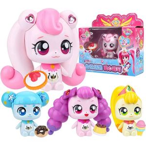 Jouets de transformation Robots Anime Catch Teenieping Shiny Gem Series Jouets Cartoon Can Talk Model Dolls Anniversaire pour enfants Cadeaux de Noël 230621