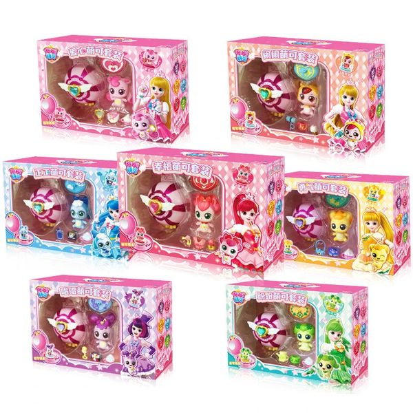 Jouets de Transformation Robots Anime attraper Teenieping miroir coffret dessin animé amour princesse transformation magique fille jouets cadeaux d'anniversaire pour enfants 231219