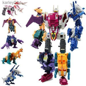 Jouets de transformation Robots AOYI 5 EN 1 NOUVEAU Film de Transformation 5 Jouets Anime Dévastateur Robot Voiture KO G1 Action Figure Déformation Modèle Enfants Garçon Cadeau H6002 yq240315