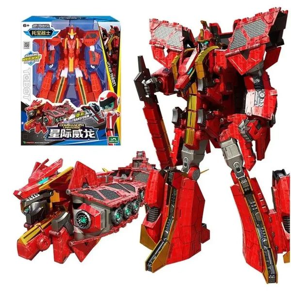 Transformation Toys Robots Big ABS Robot de transformation en voiture Toy Corea Cartoon Brothers Brothers Anime Formation Toan Toys pour enfants Gift 231219