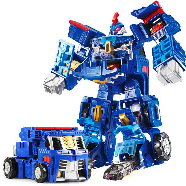 Jouets de transformation Robots Big ABS Turning Mecard W Figurines d'action de voiture de transformation Amazing Car TurningMecard pour enfants Deformation Robot Toys 230617