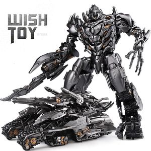 Transformation toys Robots BMB Transformation Robot Mega Galvatron LS06 LS06 Tank Mode Mp36 Alloy Oversize Movie SS13 Action Figure Collection Model Toys 230721