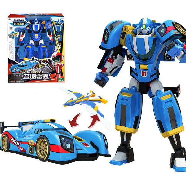 Jouets de transformation Robots Galaxy Detectives Tobot Transformation Robot to Car Toy Korea Cartoon Brothers Anime Tobot Deformation Car Airplane Toys 230617