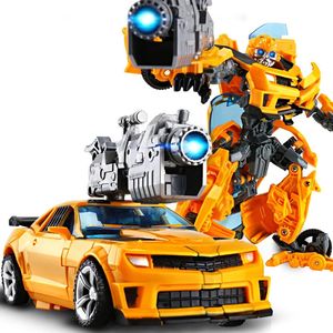 Transformatie speelgoed Robots IN VOORRAAD 6699 20CM Speelgoed Anime Robot Auto Action Figure Plastic ABS Cool Movie Vliegtuigtechniek Model Kinderen Jongen Cadeau 231117