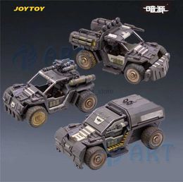 Transformatie speelgoed Robots Joy Toys 1 25 Actievoertuigen Rhino SCOUT Militaire auto Drie modellen Verjaardagscadeau Gratis verzending 2400315