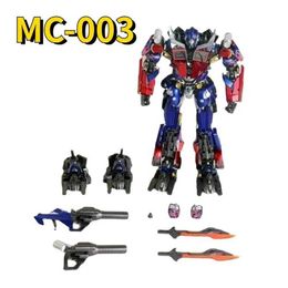 Transformación Juguetes Robots MC003 Transformación MC-003 KO DLX OP Commander Figura Robot juguetes con Box Boys Recolectas Regalos WX