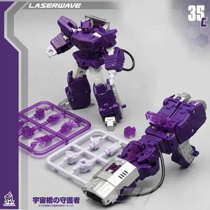 Transformatiespeelgoed Robots Mft Mechfanictoys Transformatie MF35C Shockwave Warrior Pocket War Action Picture Robot Toy D240517