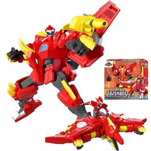 Transformatiespeelgoed Robots Mini Force 2 Super Dino Power Transformation Robot naar Dinosaurusspeelgoed Actiefiguren Mini Force X Vervormingsspeelgoed voor kindercadeau 230915