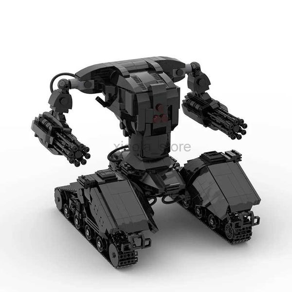 Juguetes de transformación Robots MOC Robot Future Tank Hunter Killer Block Set Classic Mechanical Arms Mecha Brick Toys Modelos para niños Regalos de Navidad 2400315