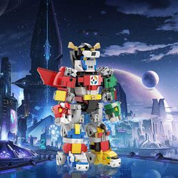 Jouets de Transformation Robots MOC figurine de Robot voltronisé figurines techniques d'anime blocs Mecha constructeur modèle de bloc de jouet ensemble pour enfants 2400315