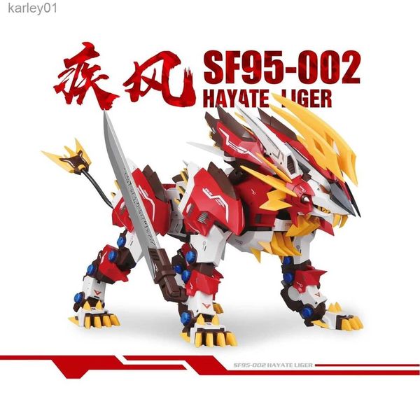 Jouets de Transformation Robots modèle ROBOl ZOIDS 1/72 remise bâtiment SF95-002 Hayate Liger armure costume Mobile non chaîné assembler modèle cadeaux yq240315