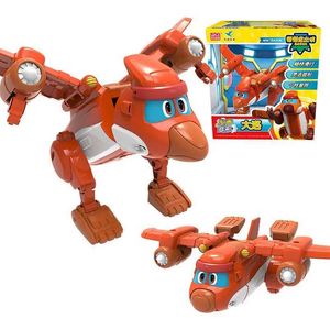 Transformation Toys Robots Nouvelle saison Big Abs Gogo Dino Explore la déformation Car / avion avec des figurines sonores Transformation Toys pour enfants Y240523
