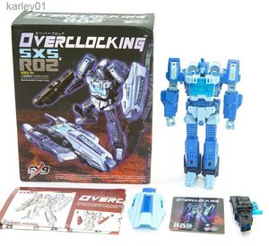 Jouets de transformation Robots Nouveaux jouets de transformation Robot Transformation Robot Jouet SXS Jouet R02 Overclocking IDW Blurr figure En Stock yq240315