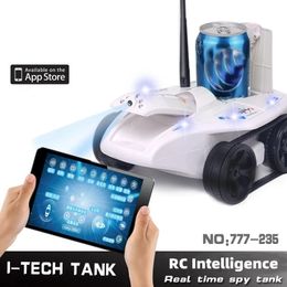 Transformatie speelgoed Robots RC Auto Met Camera Intelligente Wifi FPV HD 50 minuten Levensduur Batterij Zwaartekracht Sensor Wi-Fi Smart Tank Kid Speelgoed Gift 230808