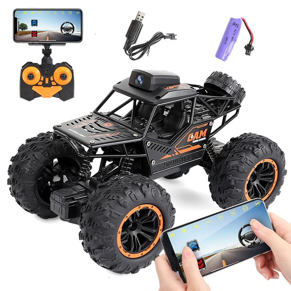Transformation Toys Robots RC Drift High-Speed ​​Drift Drift Off-Road Car avec HD 720p WiFi Controller App Remote Control Radiocontrol Couping Kid Boy Adult Toy Gift 230811