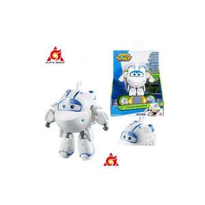 Transformatie Speelgoed Robots Super Wings 5 inch Duizelig Donnie Vervorming Vliegtuig Robot Actiefiguren Animatie Kid Drop Delivery Gif Dhuey