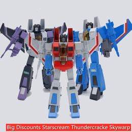 Transformatiespeelgoed Robots Transformatie VERVORMING RUIMTE DS-001 DS01 Starscream MP DS002 DS-002 Thundercracke DS-003 DS-01S Skywarp Action Figure 230808