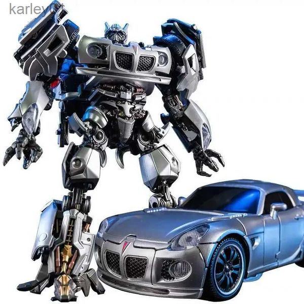 Jouets de Transformation Robots Transformation BMB Jazz Black Mamba jouet de déformation LS18 AOYI Robot modèle MPM09 voiture de sport à main GT Lieutenant yq240315