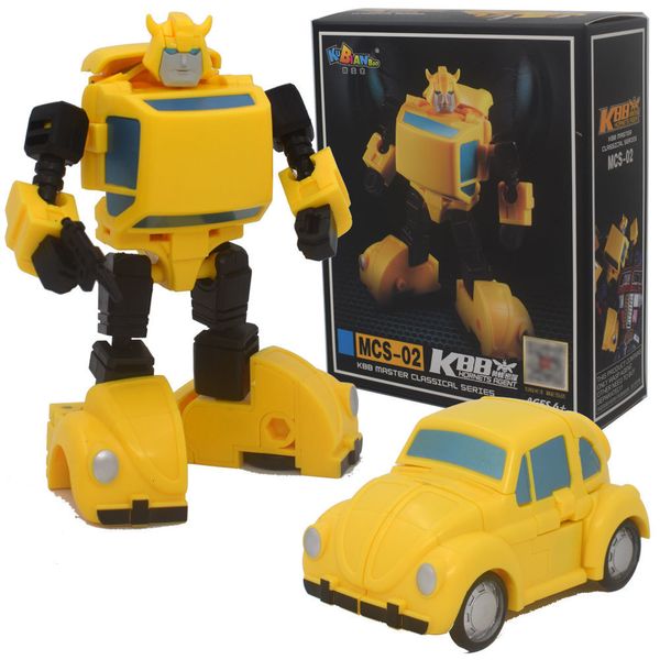 Jouets de transformation Robots Transformation Bee MCS-02 MCS02 KBB KO âge G1 Mini série de poche 10 cm Hornets Agent figurine jouets Robots enfants cadeaux 230911