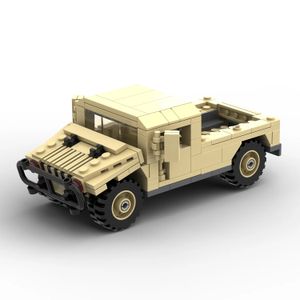 Transformatiespeelgoed Robots Amerikaans militair Humvee-voertuig Meu Trooper-drager Moc Baksteen Modern oorlogstransport Minifigs Bouwstenen speelgoed 231010