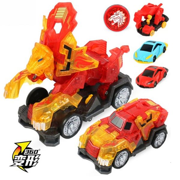 Jouets de transformation Robots Violence Transformation Action Figure Robot Burst Deformation Voiture Bête Sauvage Mécanique Dinosaure Chariot Enfants Jouet GARÇON 230617