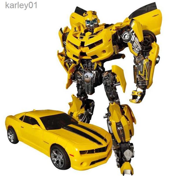 Juguetes de transformación Robots WJ MPM-03 MPM03 Yellow BeeTransformation Movie 28CM Colección de aleación Figura de acción Robot Modelo Juguetes Regalos para niños yq240315