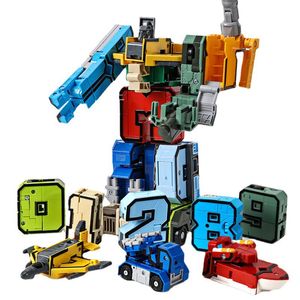 Brick Set Transformer Robots Nummerblok vervormer speelgoed 71043 cartoon Robot Model Kit diermodel Kit Bouwblok speelgoed voor kinderen Creatief doe-het-zelf speelgoed Lepin Kerstmis