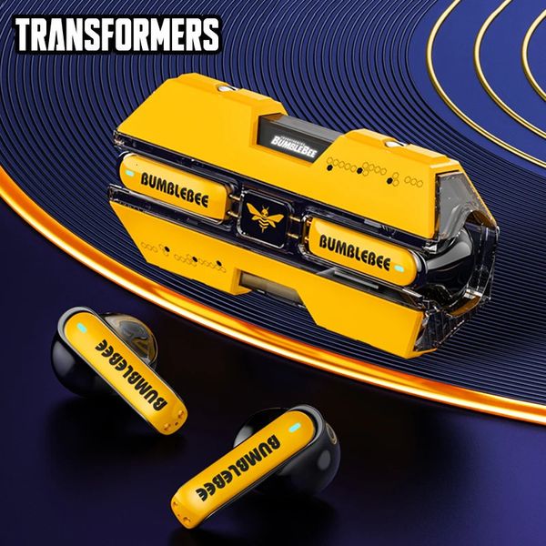 Transformers TF-T01 TWS Écouteurs Bluetooth 5.3 Écouteurs sans fil Low Hifi Hifi Headset Gaming Musique Double Mode Éditeurs 240411