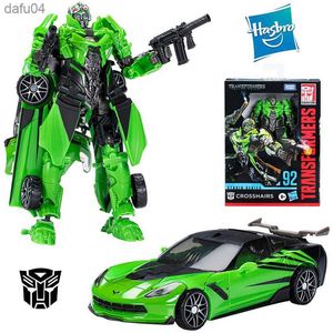 Transformers The Last Knight Studio Series SS92 Crosshairs 12Cm Deluxe Class Original Action Figure Kid Toy Gift Collect L230522