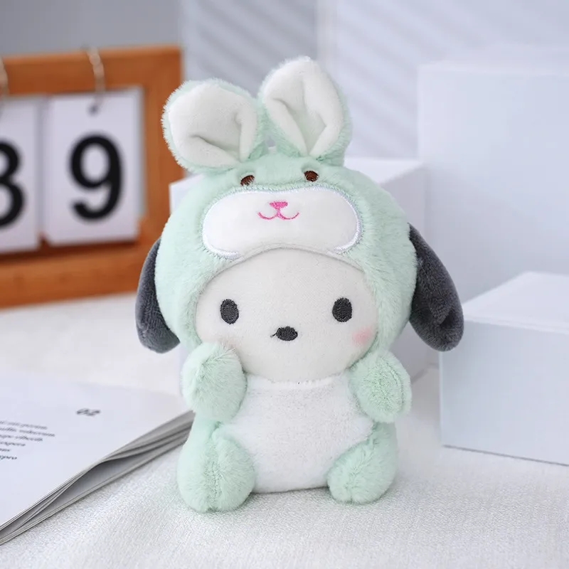 Transforms into a Baby Rabbit Plush Doll Keychain Pendant Cute Doll Gift Doll Plush Toy