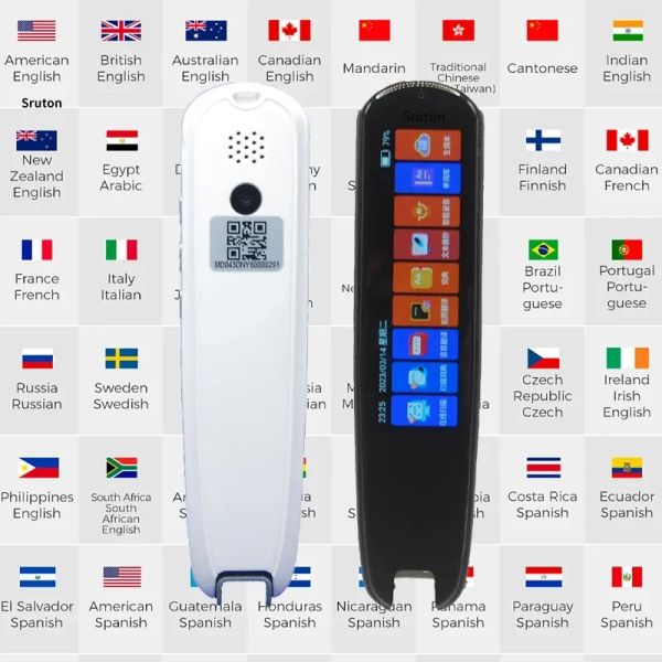 Traducteur 2023 Traducteur vocal intelligent 134 Langues hors ligne WiFi Scan Traduction stylo Traduction Traduction for Business Travel Abroad