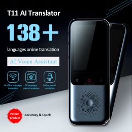 Vertalers Woordenboeken Vertalers 138 Talen T11 Portable Smart Voice Translator Realtime Multilanguage Speech Interactive Offline Bus