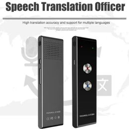 Traducteurs Dictionnaires Traducteurs 2023 T8 Traducteur vocal portable 2 voies Traduction instantanée Haute capacité de reconnaissance 30 langues Business t