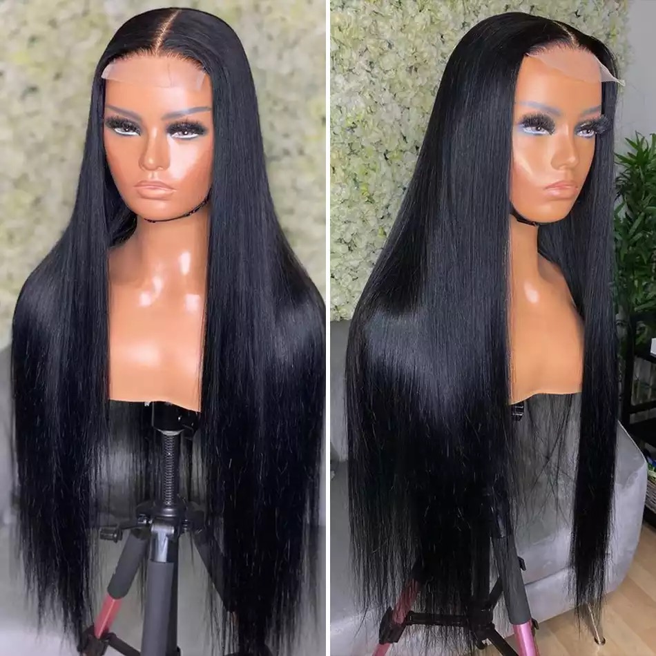 Transparant 360 Lace Front Haren Haarpruiken Braziliaans bot Rechte menselijk Haar kant Frontale pruik voor vrouwen vooraf geplukt