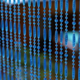 Perles acryliques transparentes rideaux de porte intérieure de la maison intérieure de la maison de la maison rideau bricolage Photographie de scène décoration de fête de fête