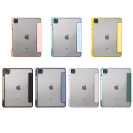 Étui pour tablette acrylique Transparent pour iPad Air 3 10.5 10.9 Air 4 5 coque de protection pour IPad 10.2 7th 8th 9th 11 12.9 pouces couverture